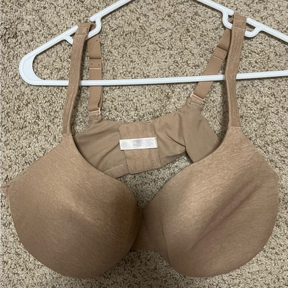 Cacique Tan Full-Coverage Bra with Adjustable Straps